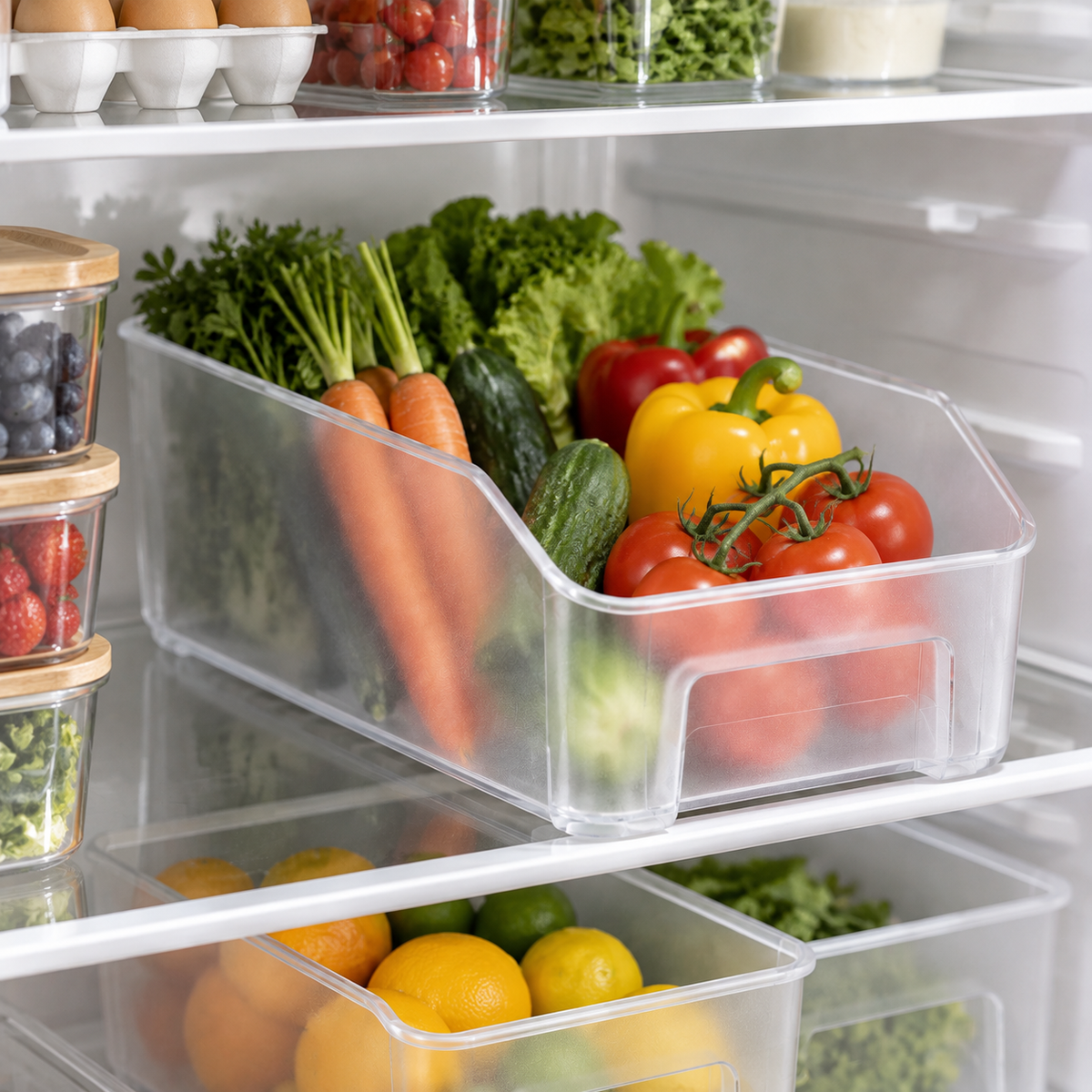 Large Transparent Storage Bin