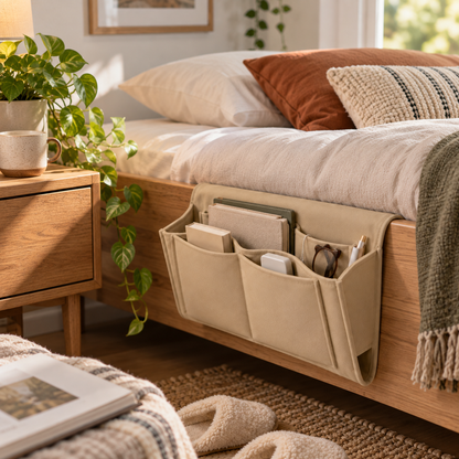 Felt Bedside Storage Caddy