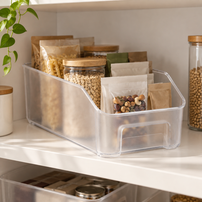 Large Transparent Storage Bin