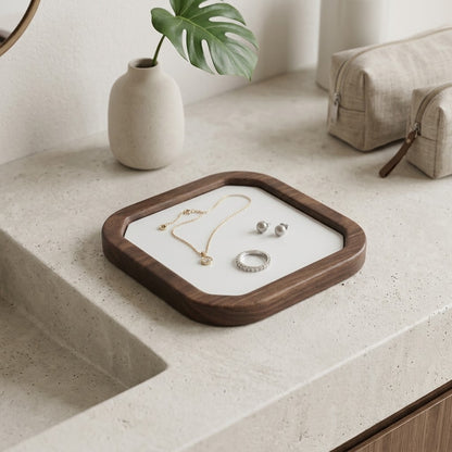 Solid Wood Jewelry Display Tray
