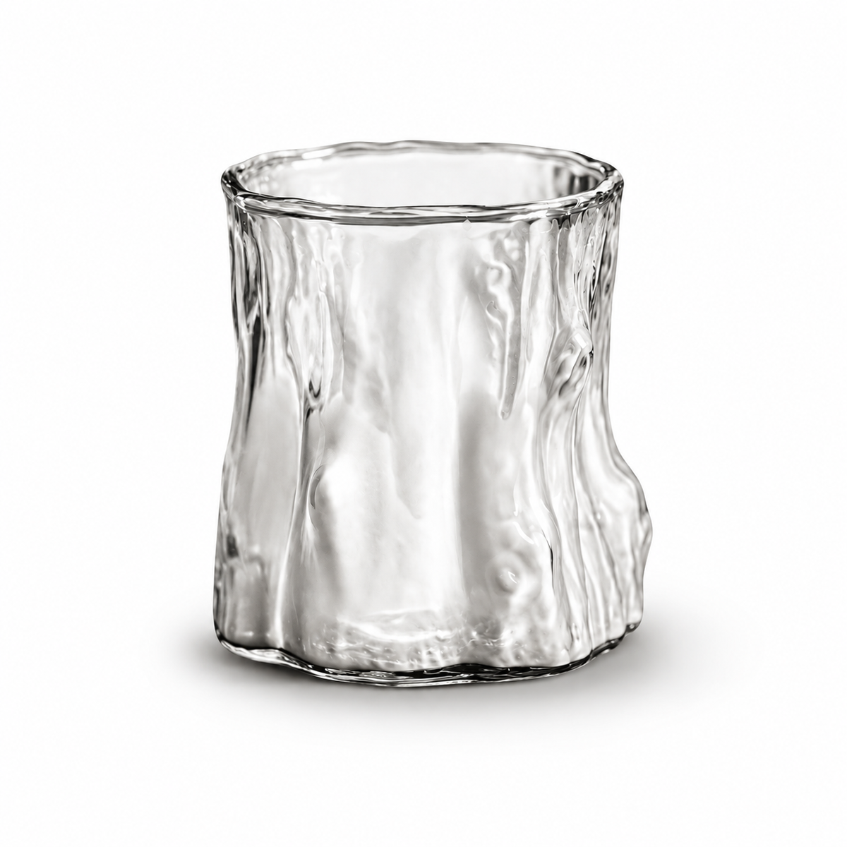 Tree-Texture Glass Cup
